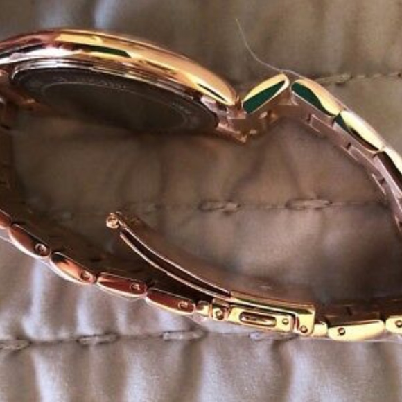 NWT Michael Kors Slim Runway Rose Gold Monogram - Picture 3 of 4